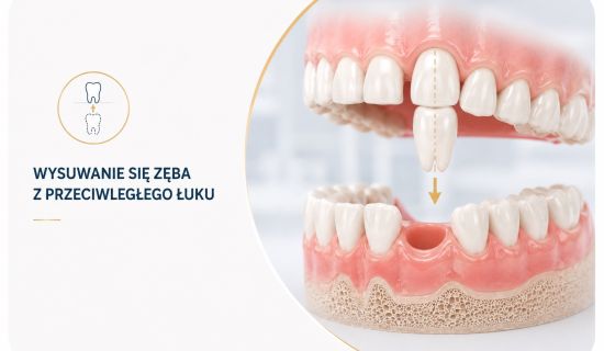 Wysuwanie się zęba z przeciwległego łuku uniknij tego dzięki implantom zębowym